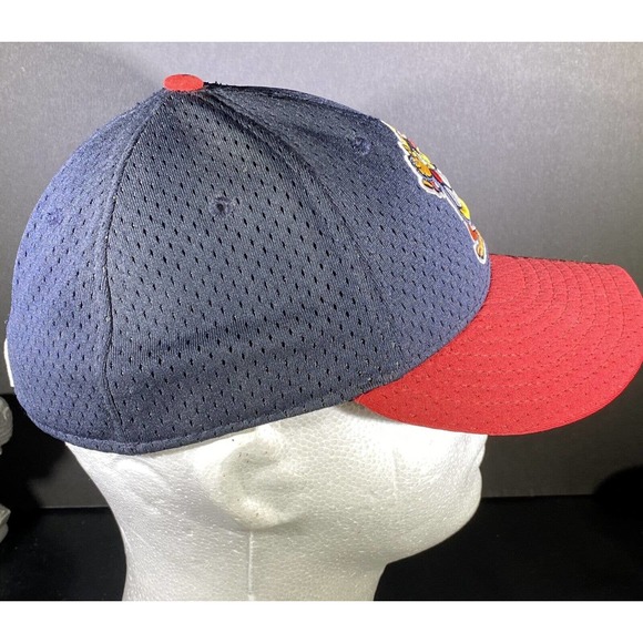 Toledo Mud Hens Hat Baseball Cap Fitted 7 New Era Mesh Vintage MiLB - Picture 2 of 4